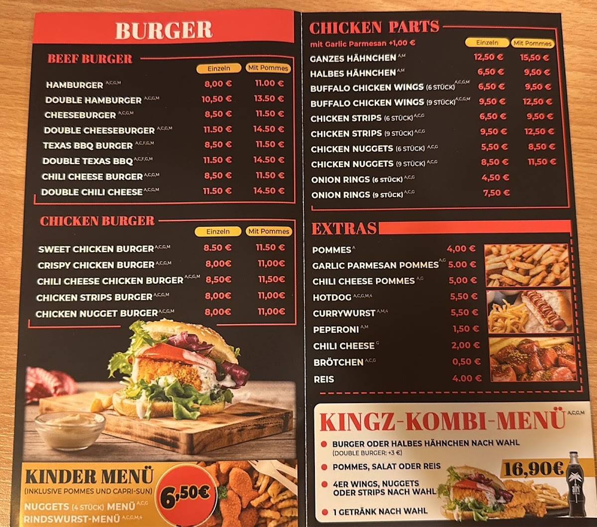 Chicken Kingz (Halal) меню