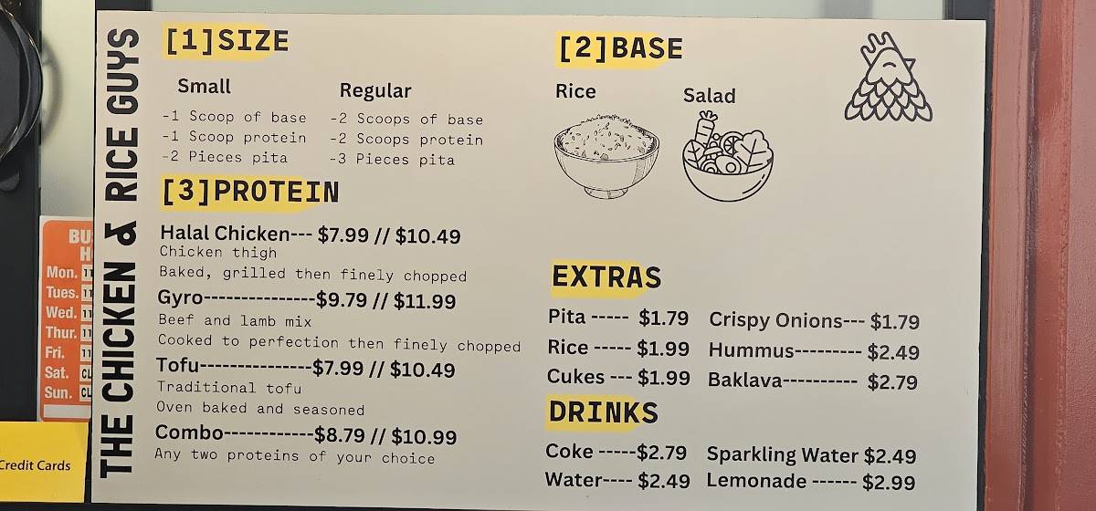 Chicken and Rice Guys меню