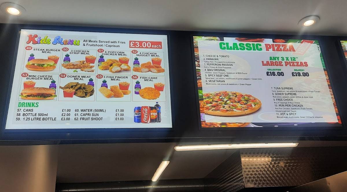 Chicken corner меню