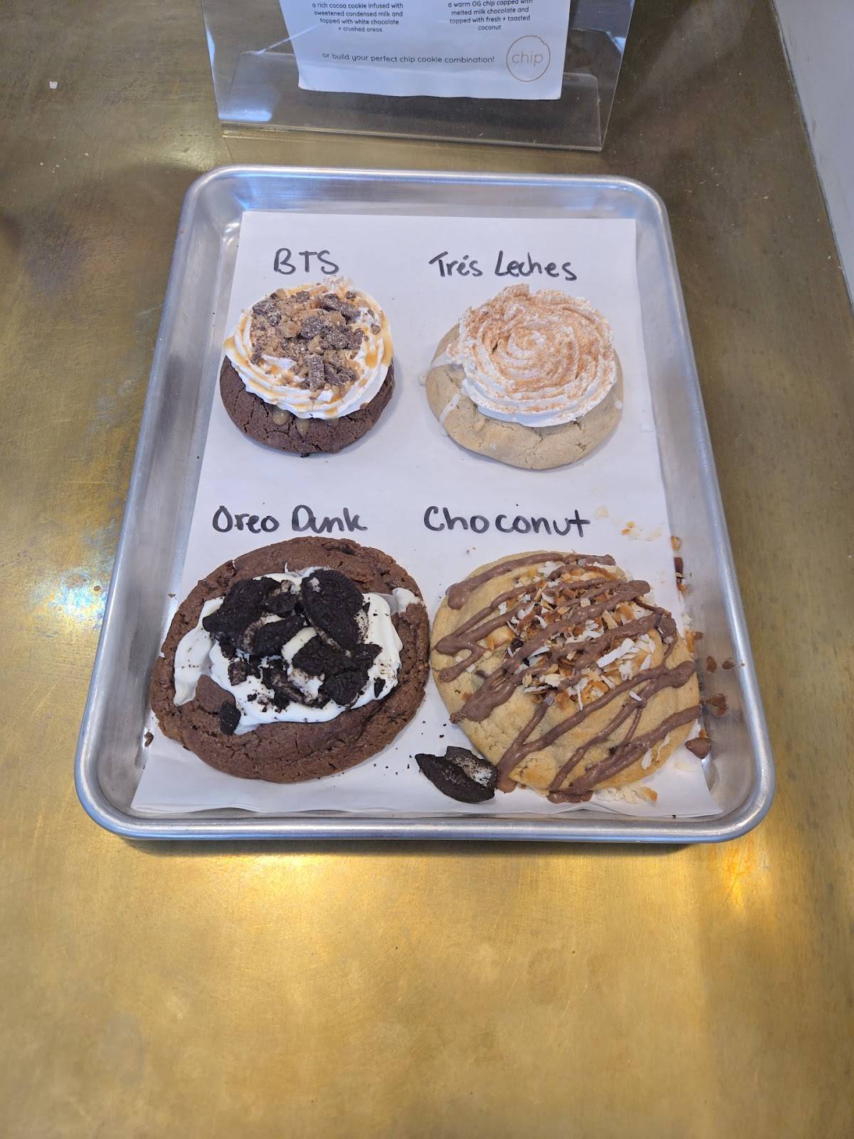 Chip Cookies меню