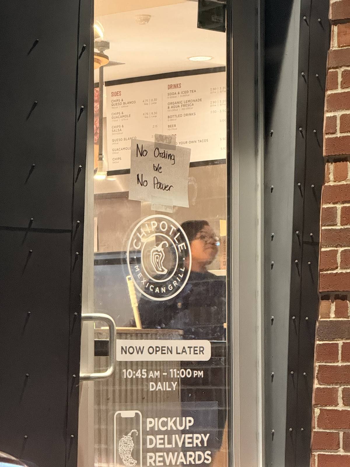Chipotle Mexican Grill меню
