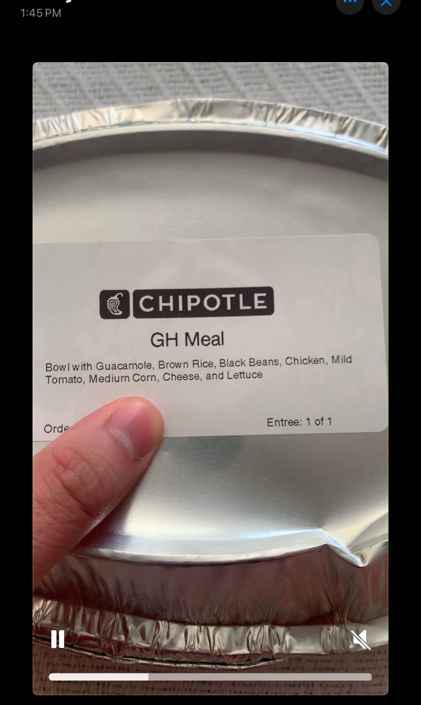 Chipotle Mexican Grill меню