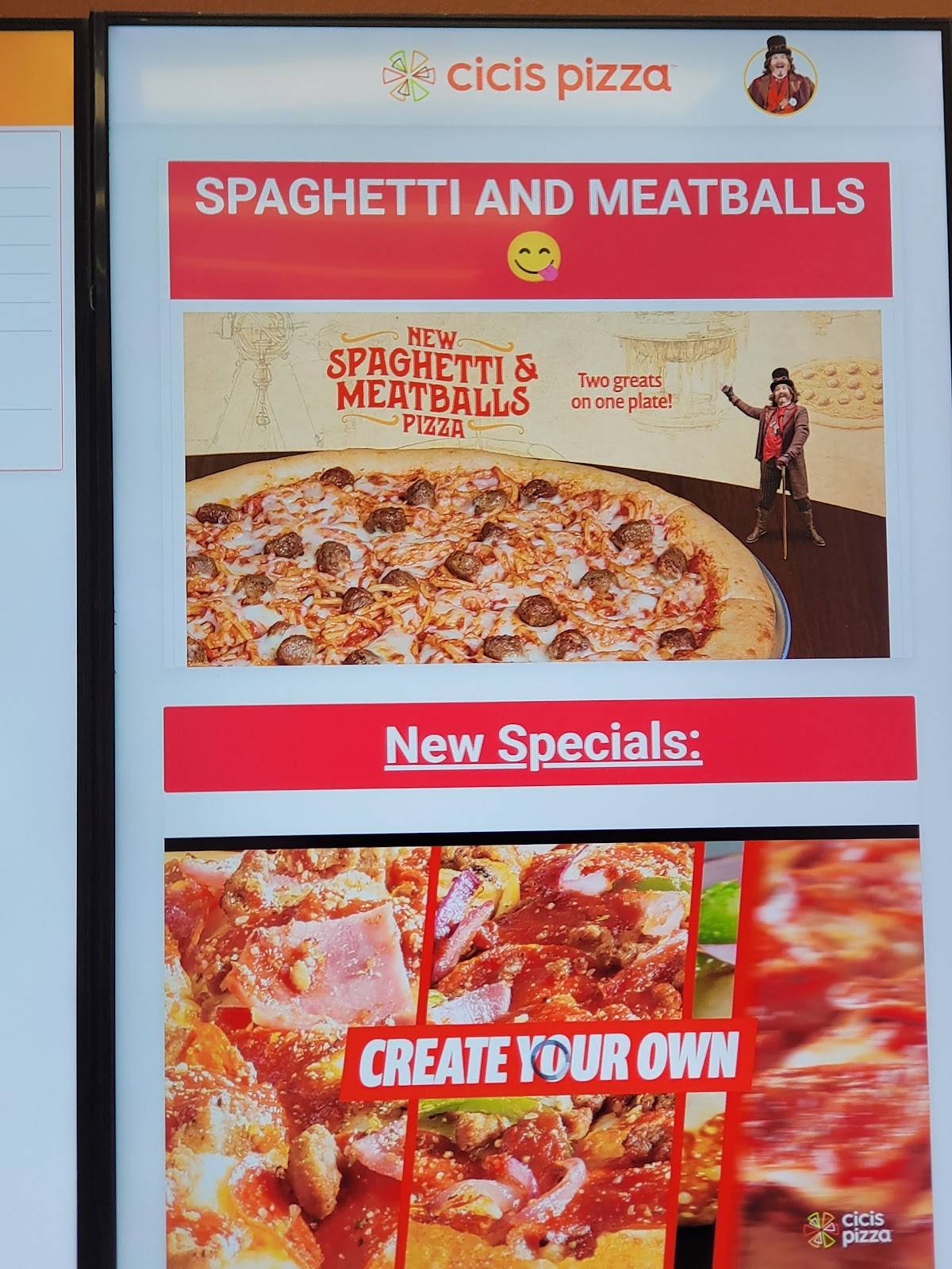 Cicis Pizza меню