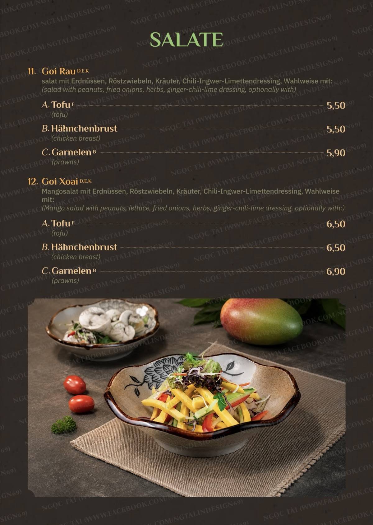 CoCoLÁ - Vietnamesisches Restaurant меню