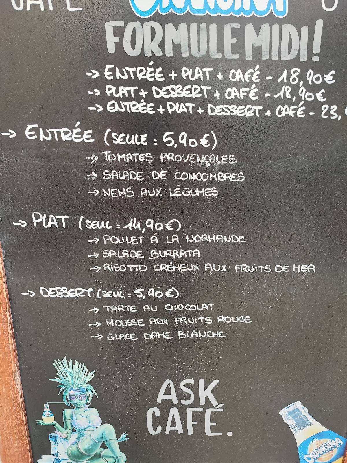 ASK Café меню