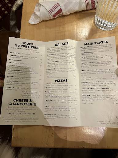 Cookbook Restaurant меню
