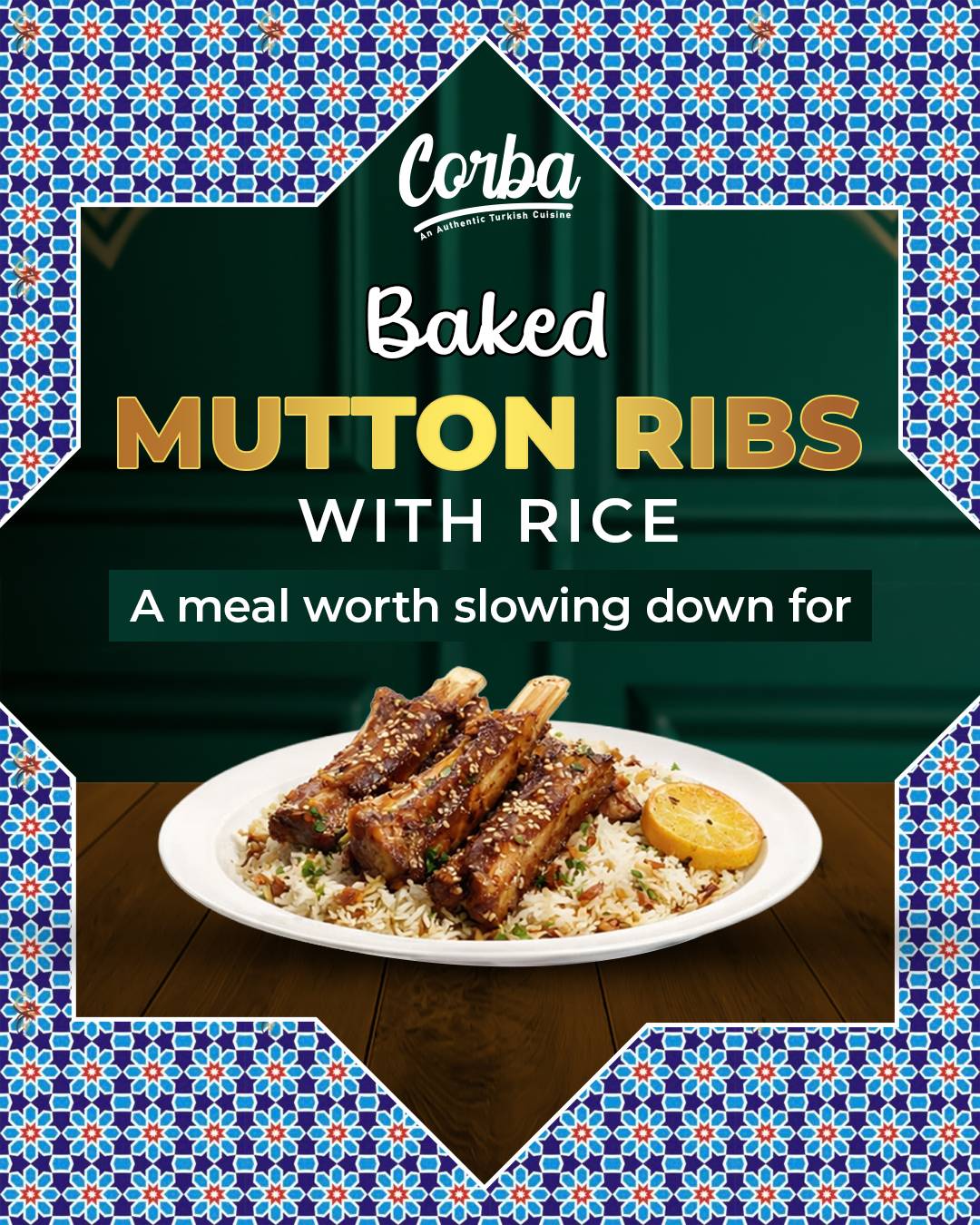 Corba Restaurant меню