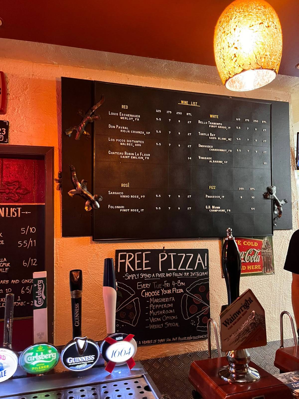 Corbieres Bar меню