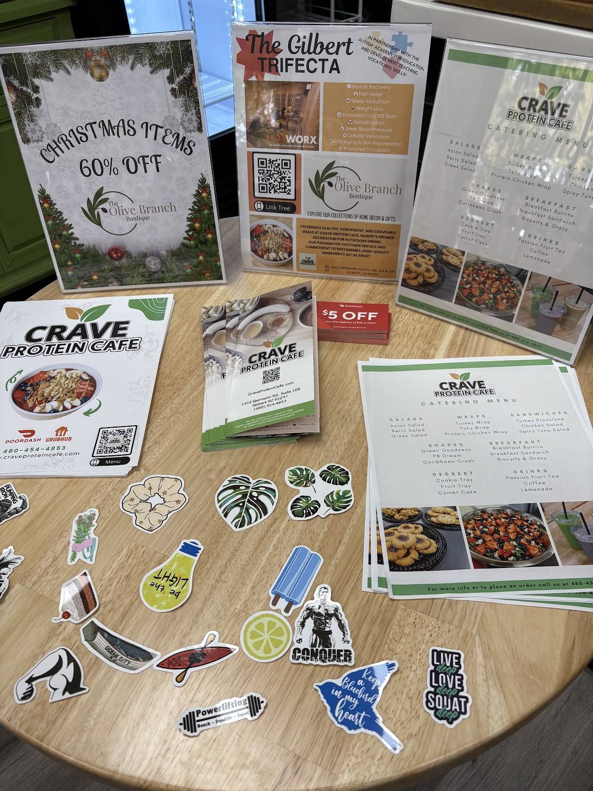 Crave Protein Cafe меню