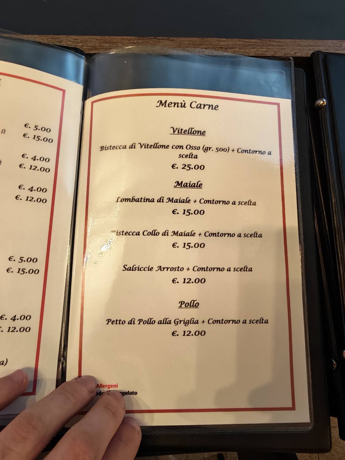Cuore e Sapore Rieti меню