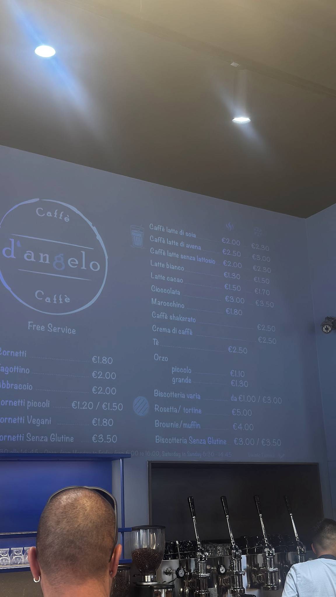D’Angelo Caffè & Gastronomia меню