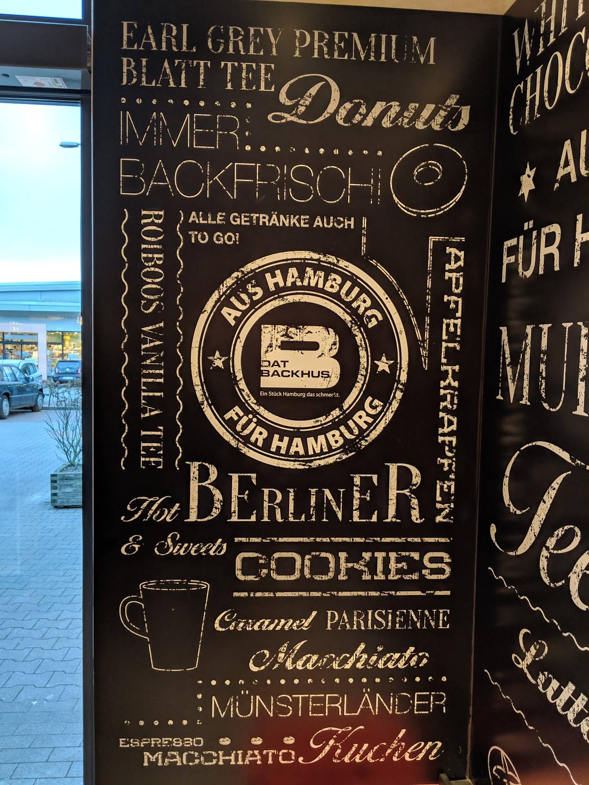 Dat Backhus Ahrensburg Brückenstraße меню