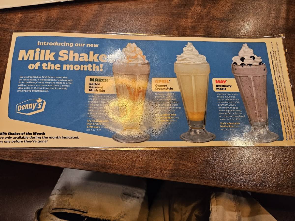 Denny's Restaurant Victoria меню
