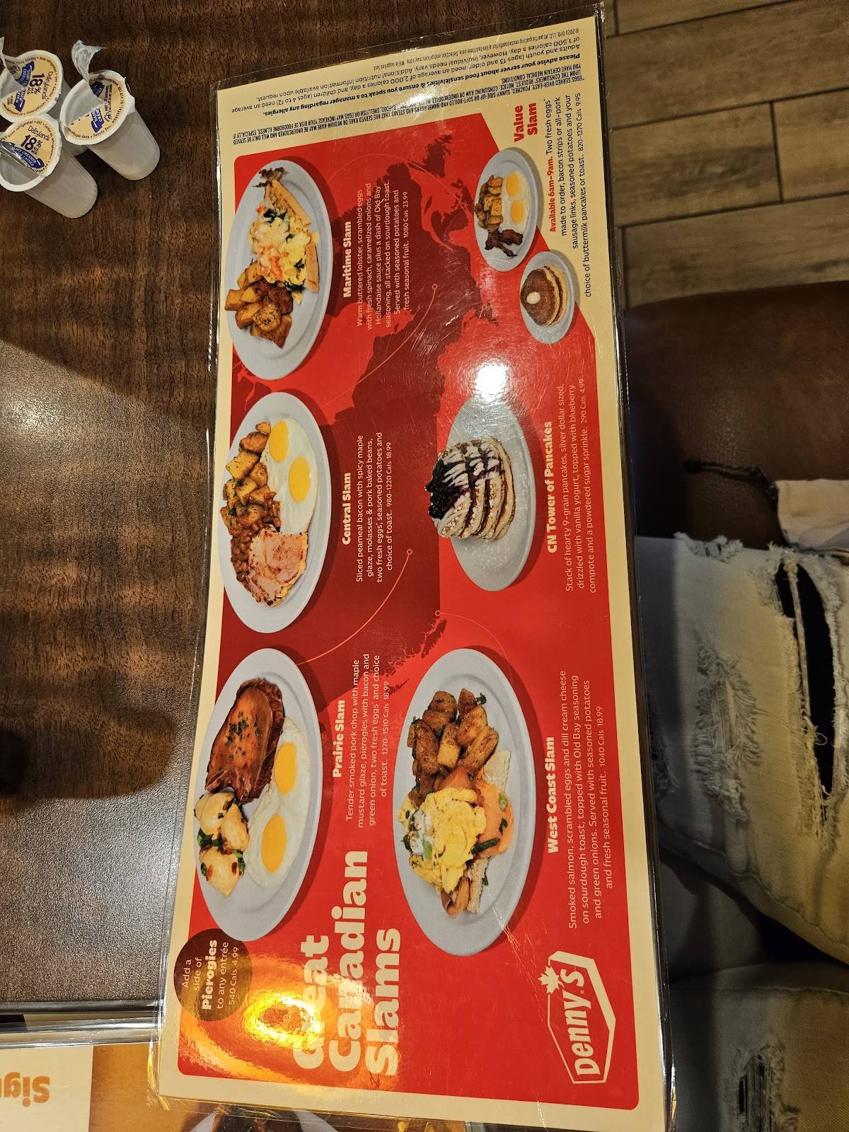 Denny's Restaurant Victoria меню