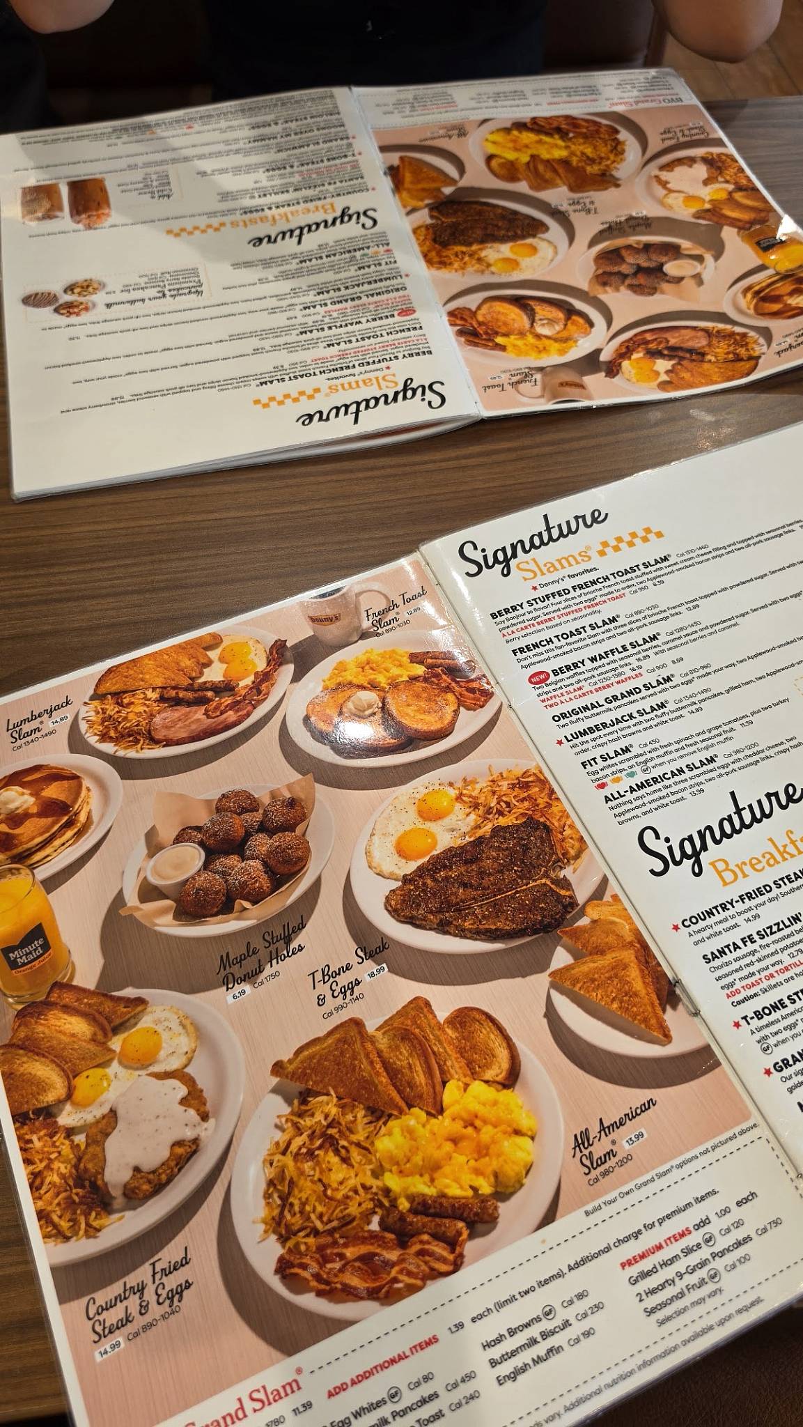 Denny's Restaurant меню