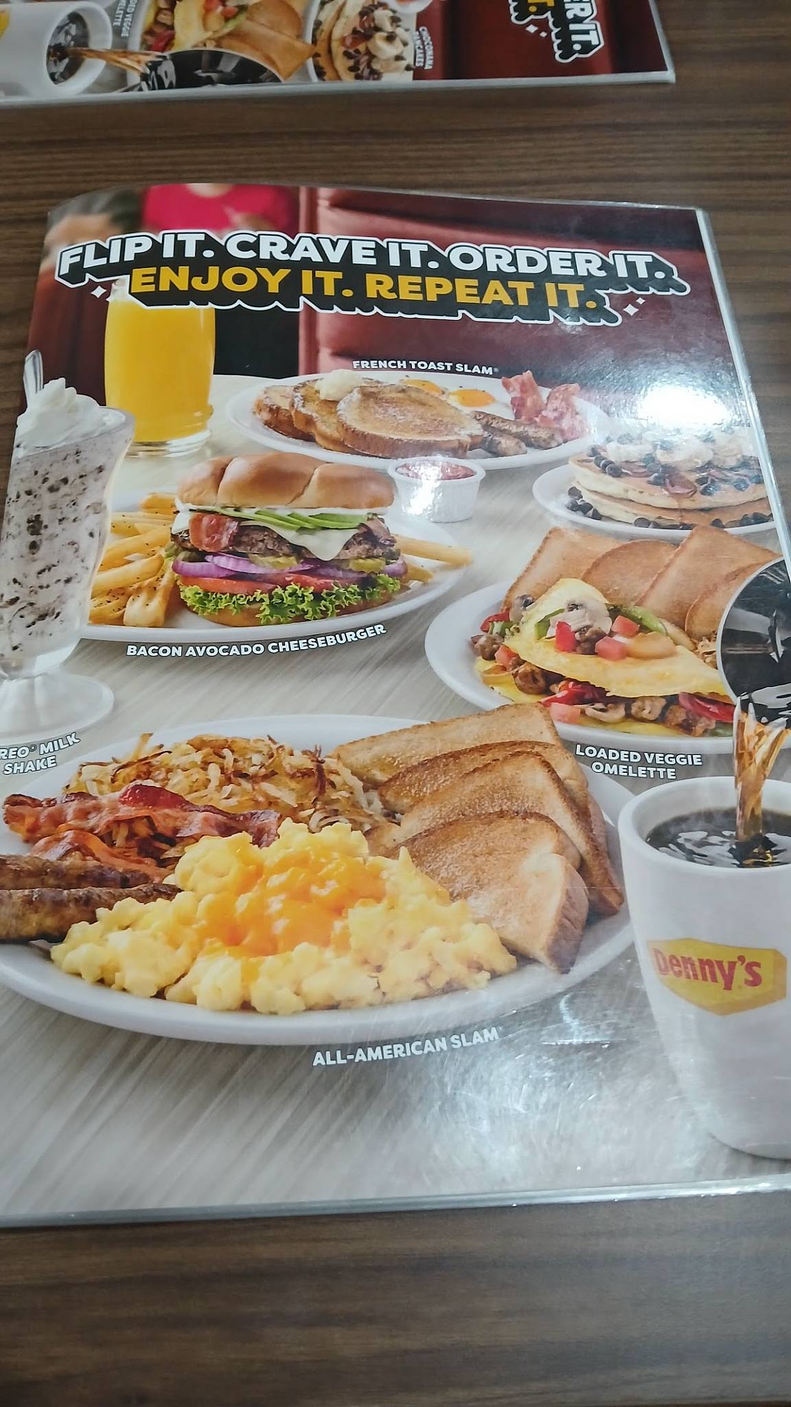 Denny's Restaurant меню