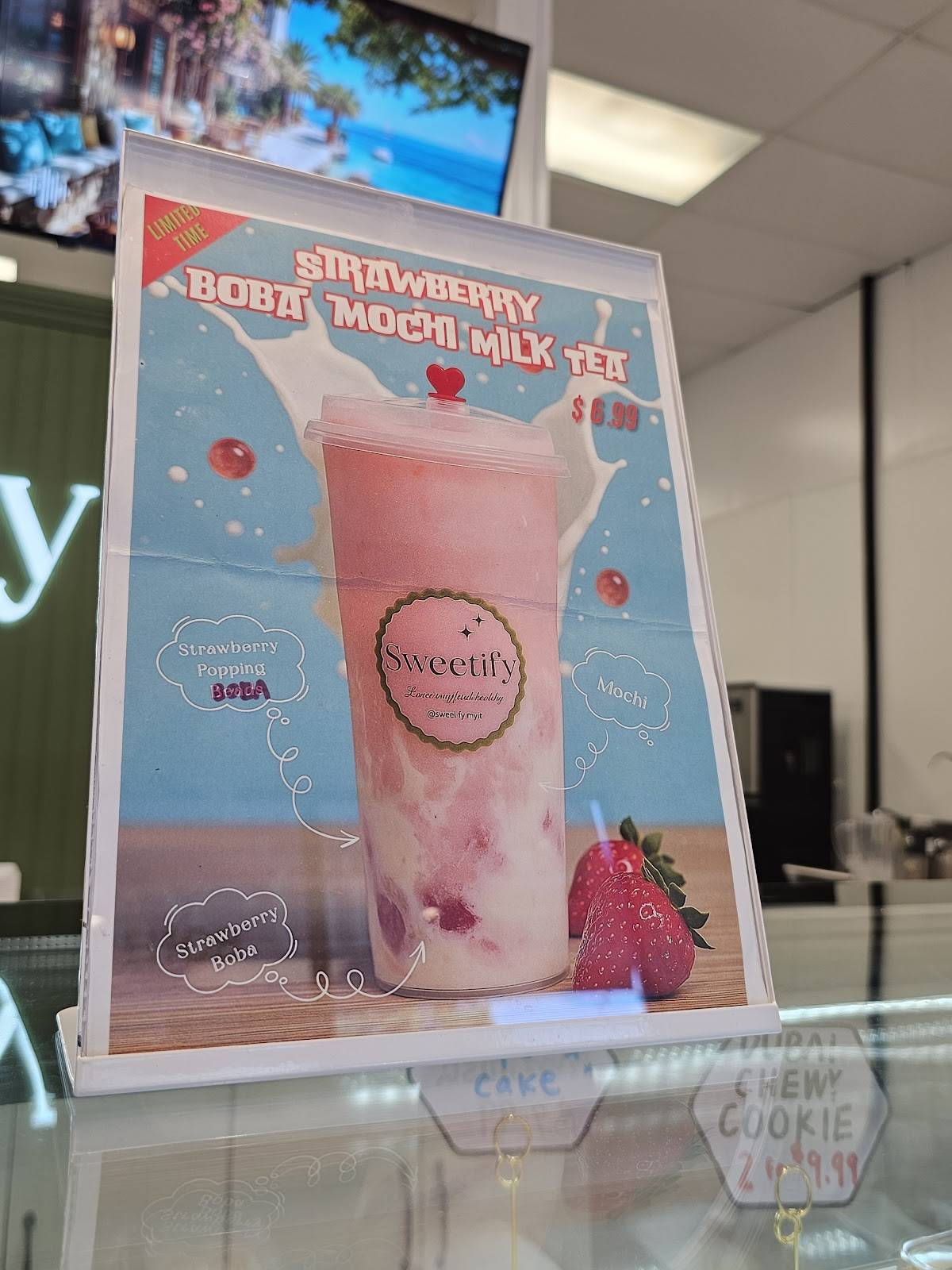 Sweetify меню