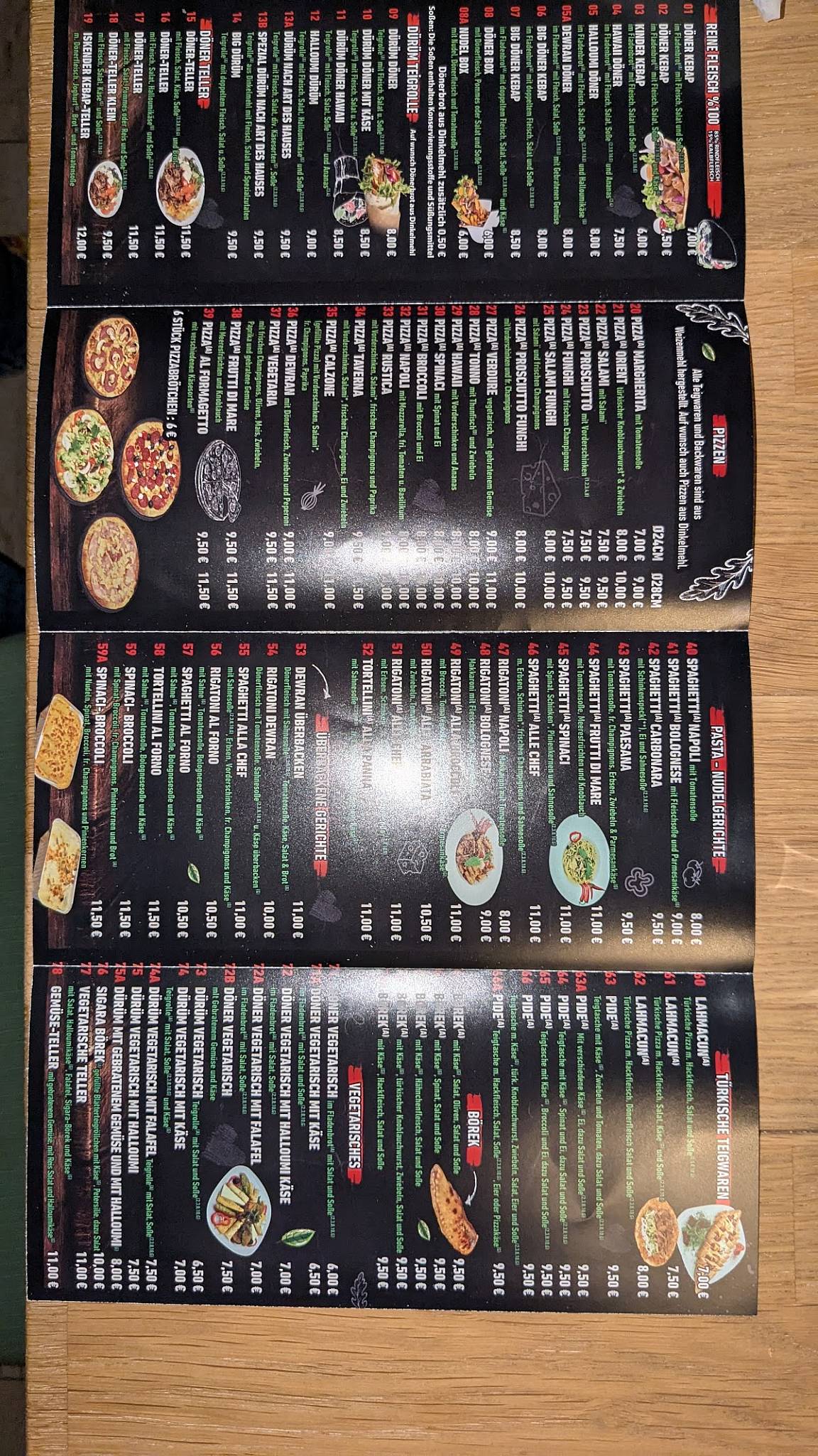 Dewran Kebap House меню