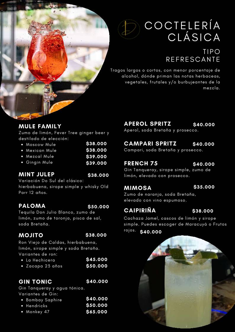 Do Sul Restaurante меню