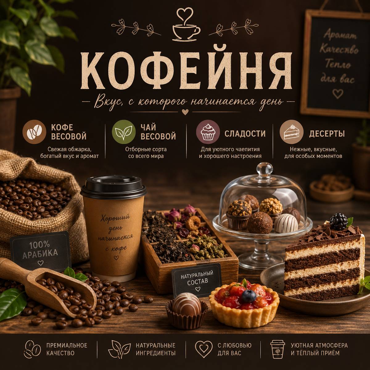Добра кава меню