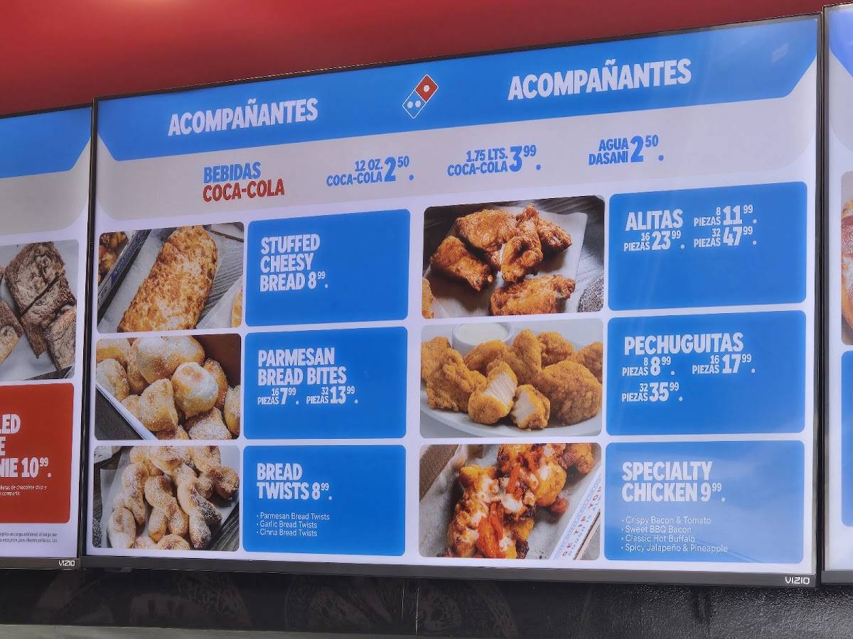 Domino's меню