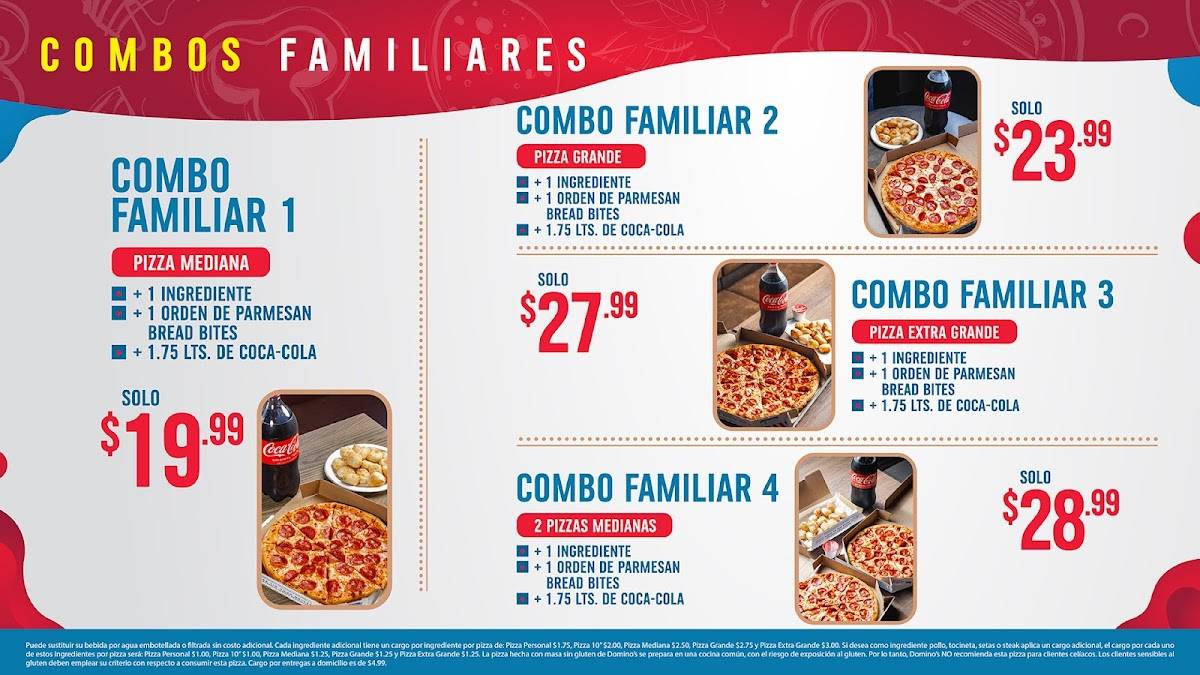 Domino's меню