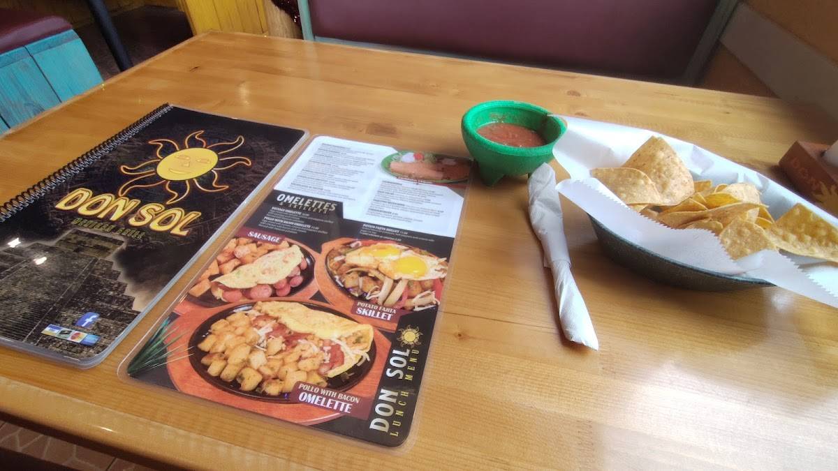 Don Sol Mexican Grill меню