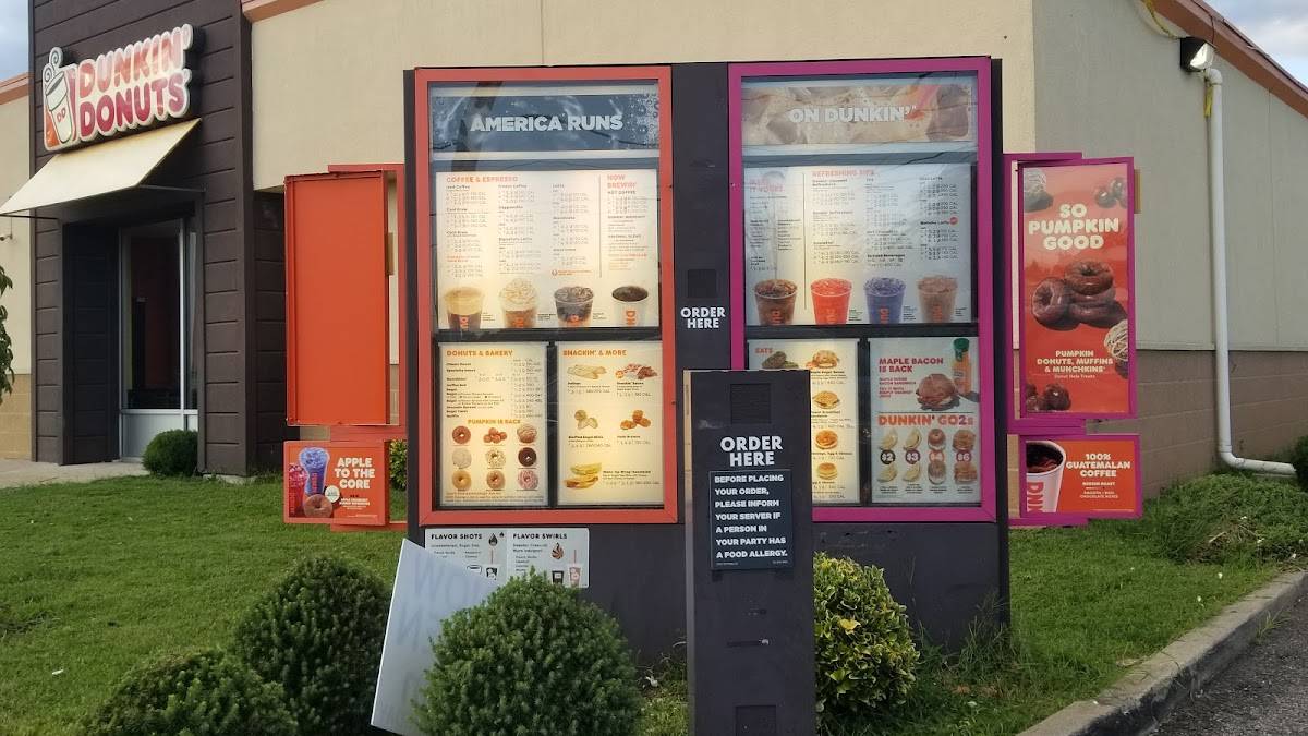 Dunkin' меню