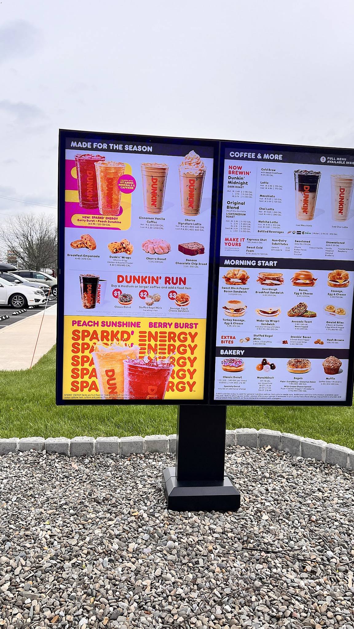 Dunkin' меню