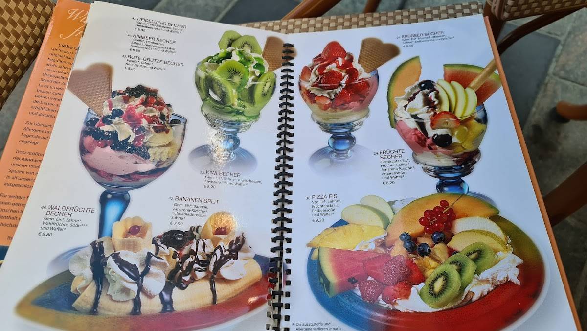 Eiscafé Milano меню