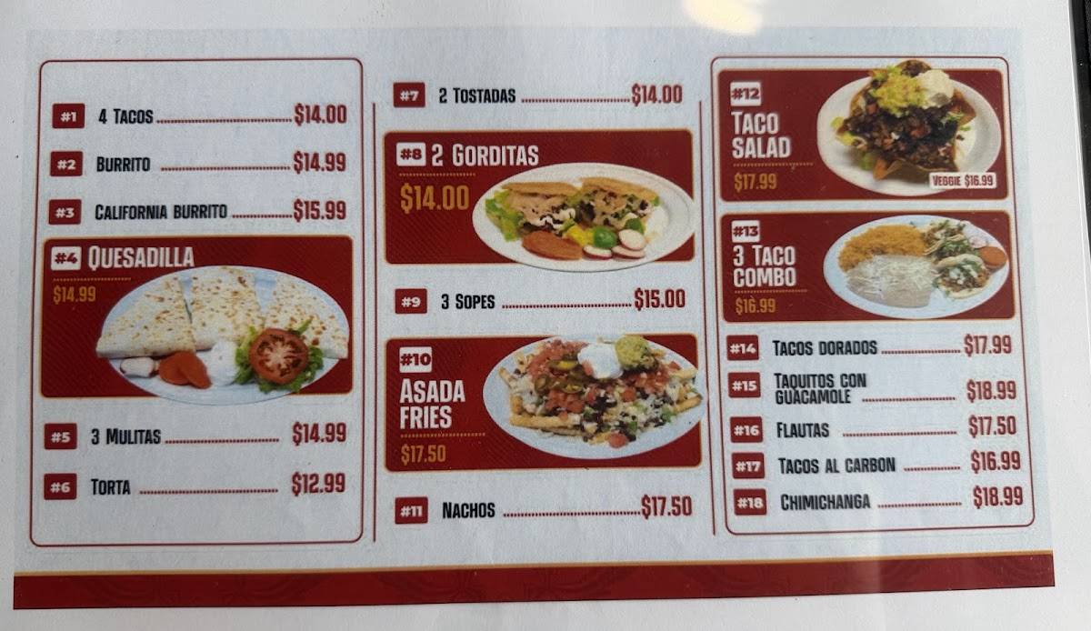 El Kiosko меню