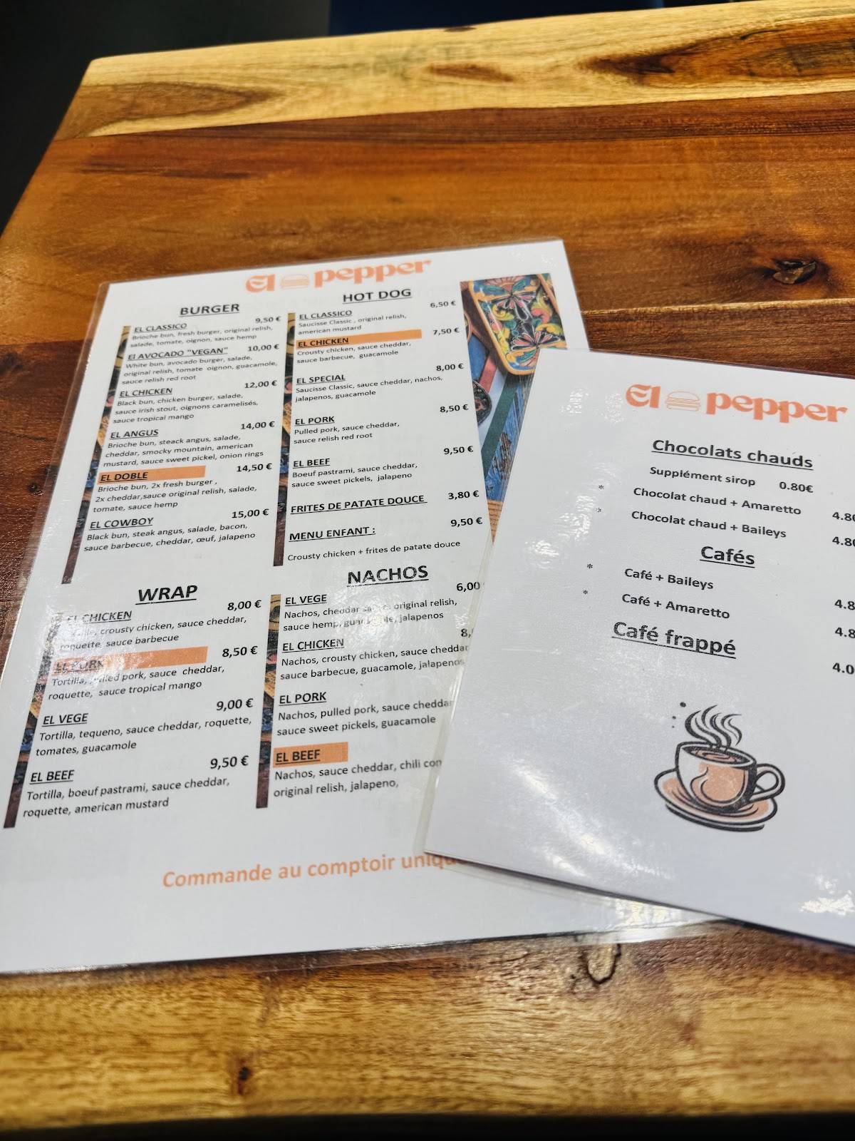 El Pepper меню