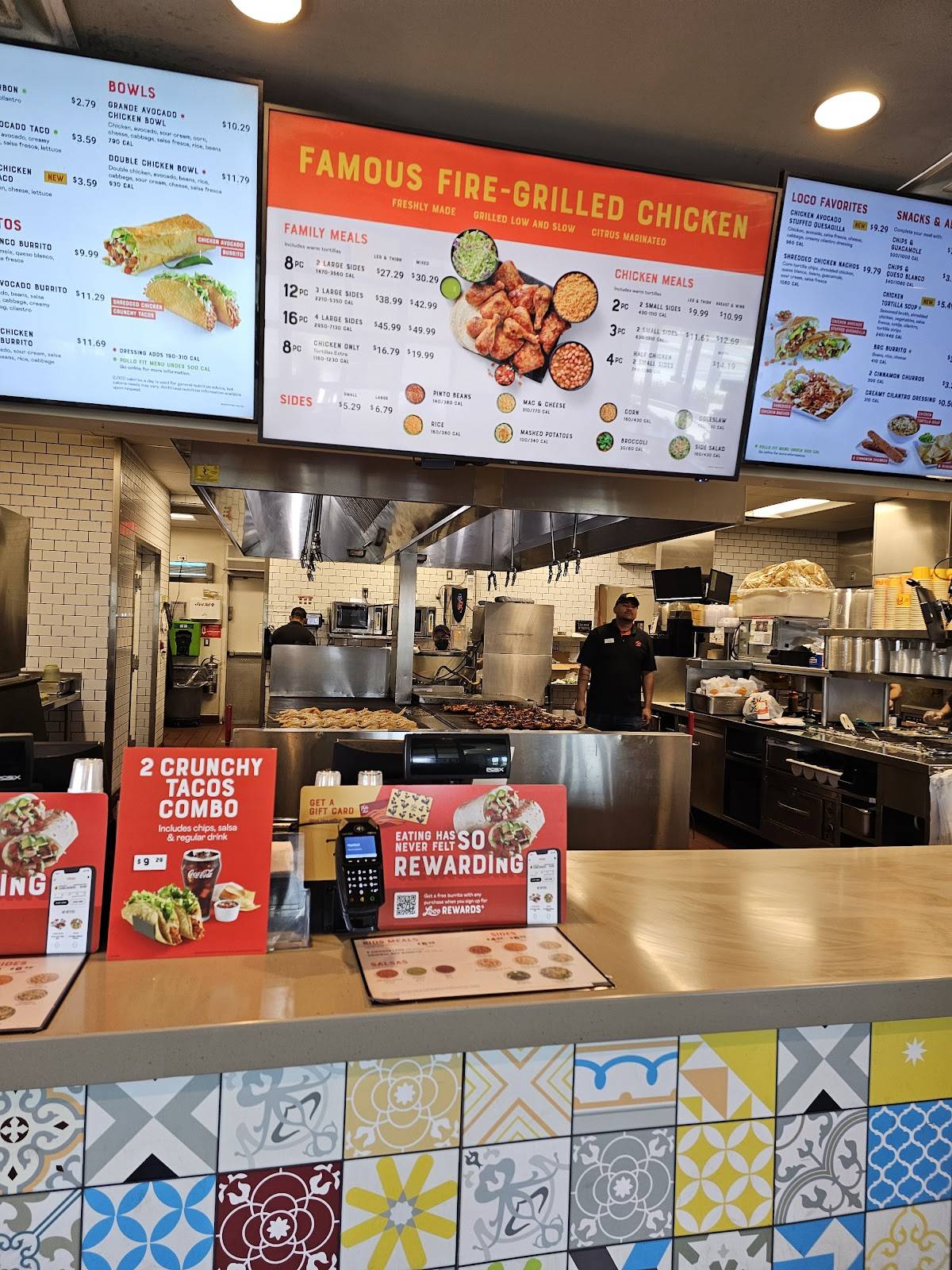 El Pollo Loco меню