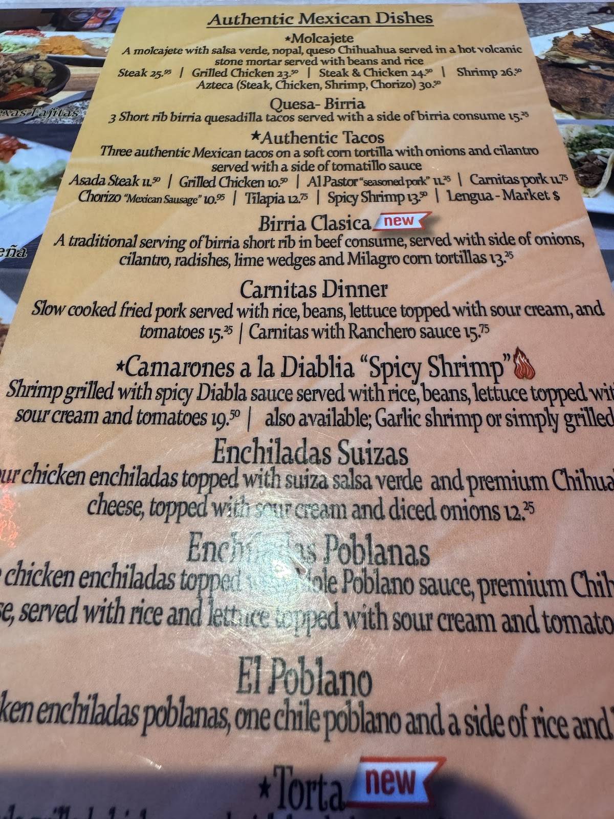 El Ranchito Mexican Restaurant меню