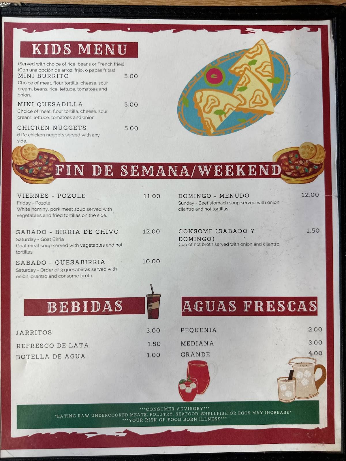 El Ranchito Mexican меню