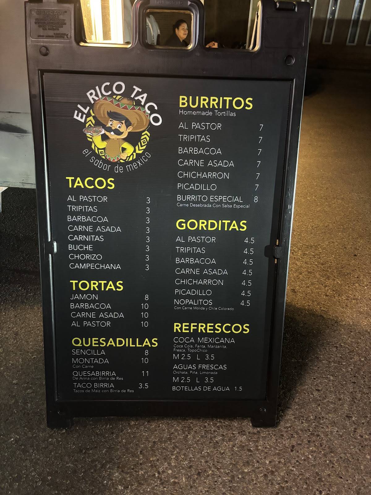El Rico Taco Mexican меню