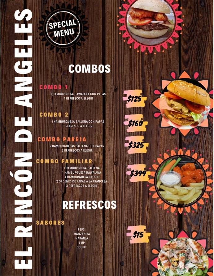 El Rincon De Angeles меню