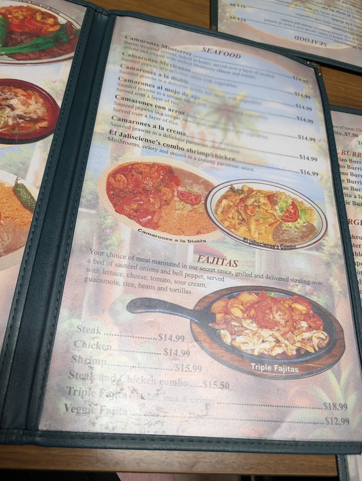 El Rincon Mexican меню