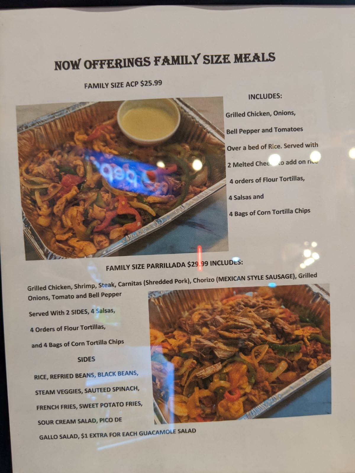 El Rodeo Mexican Restaurant меню