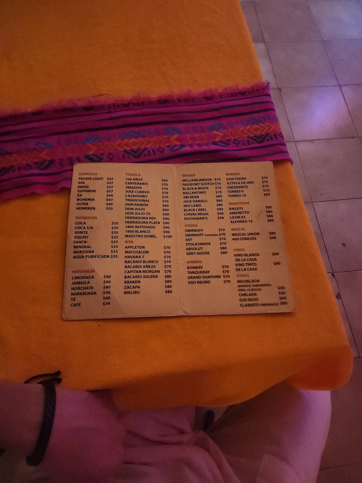 El Rodeo меню