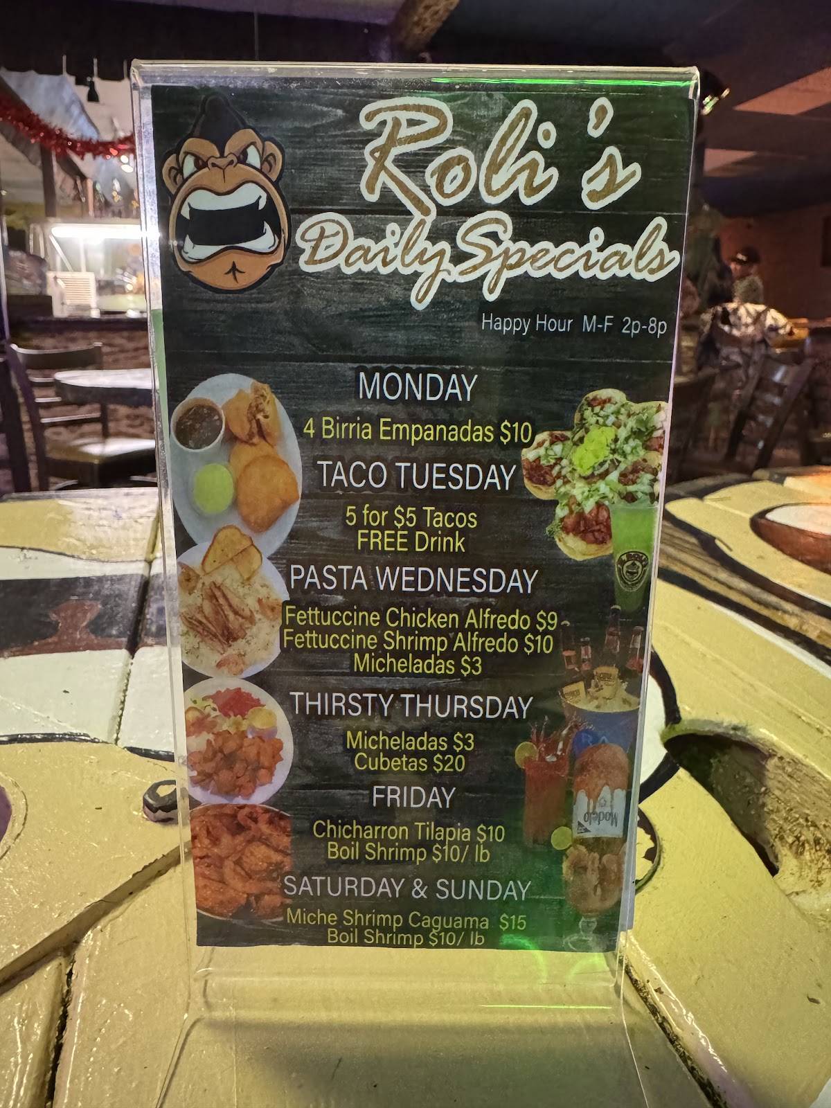 El Roli's Birria меню