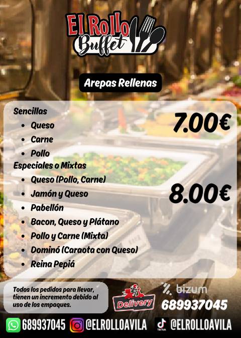 El Rollo - Buffet Libre меню