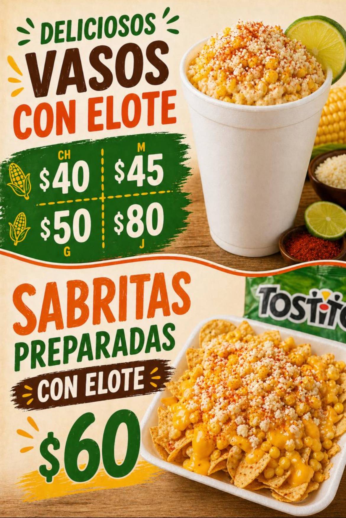 Elotes y Snacks Roma меню