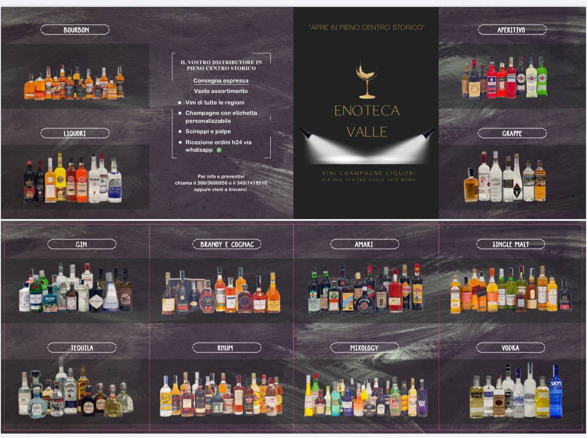 Enoteca Valle меню