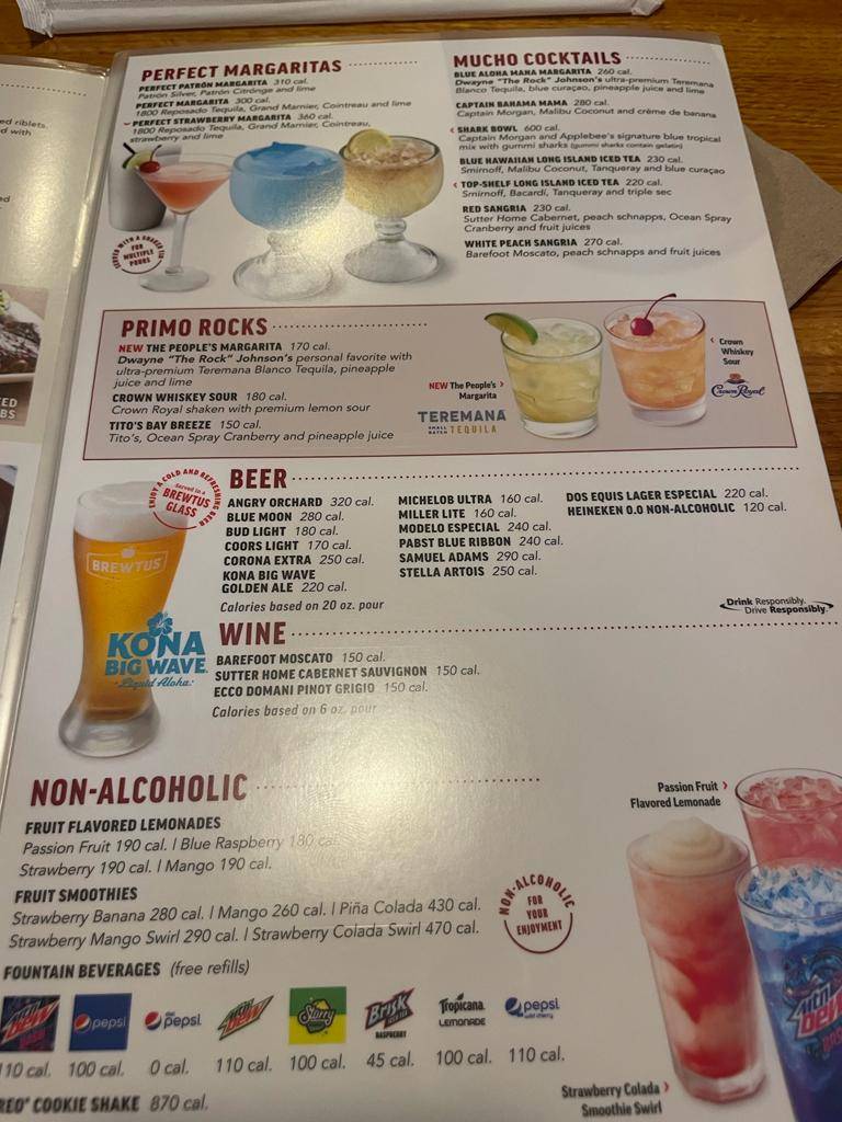 Applebee's Grill + Bar меню