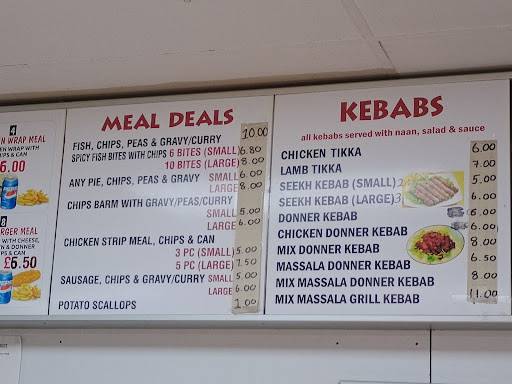 Express Chippy меню