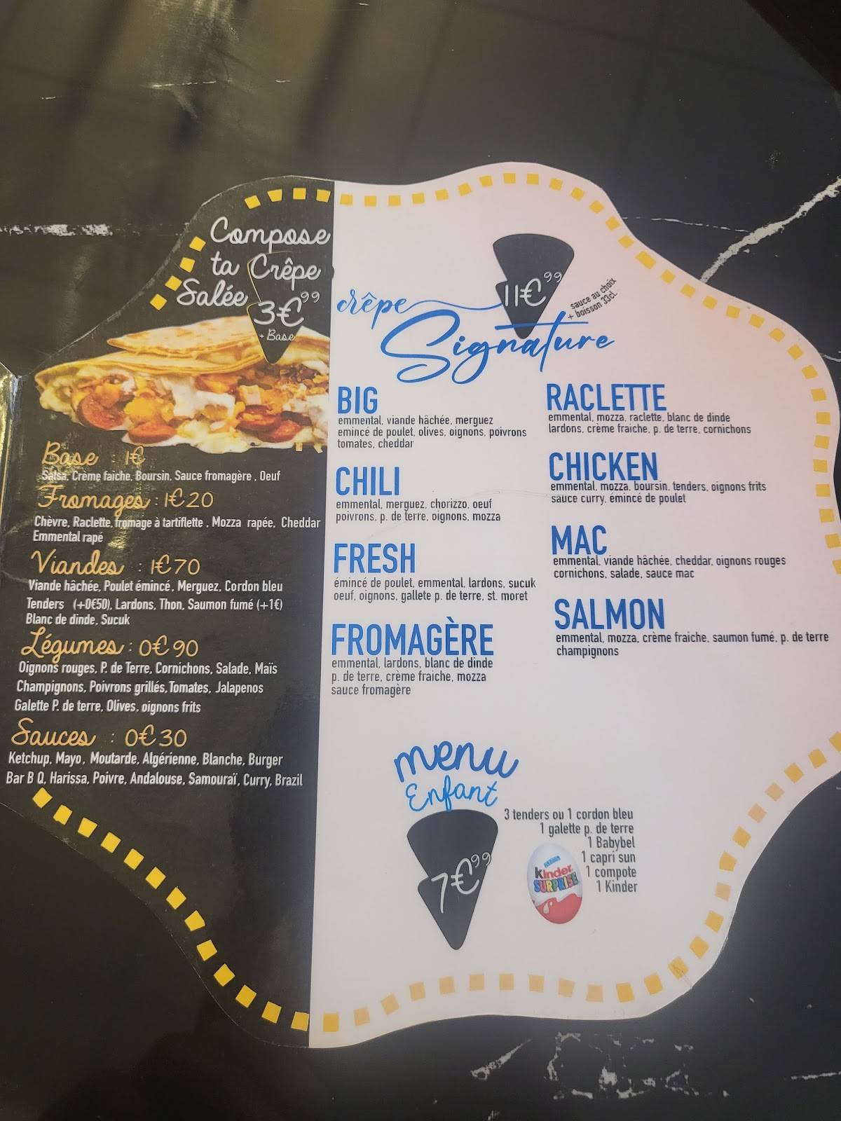 FAMILLIA CREPES меню