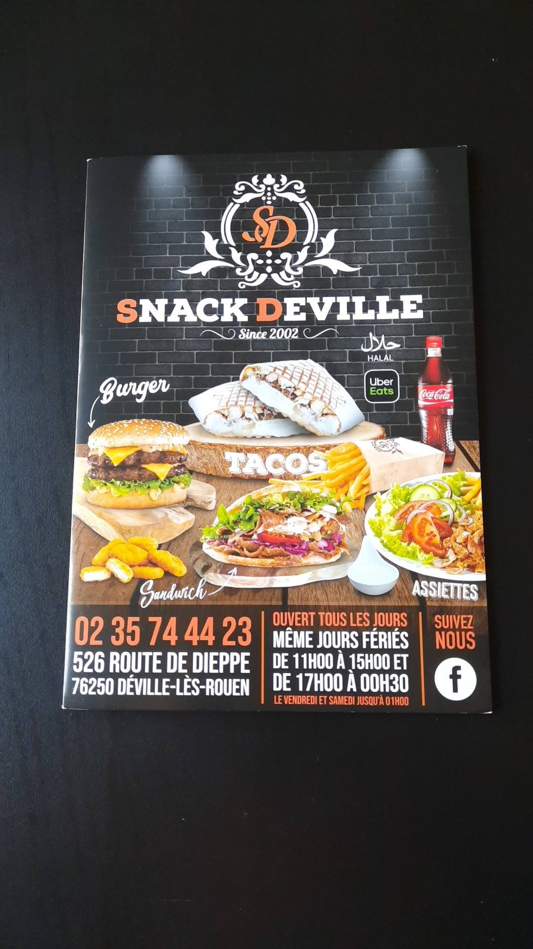 Snack Deville меню