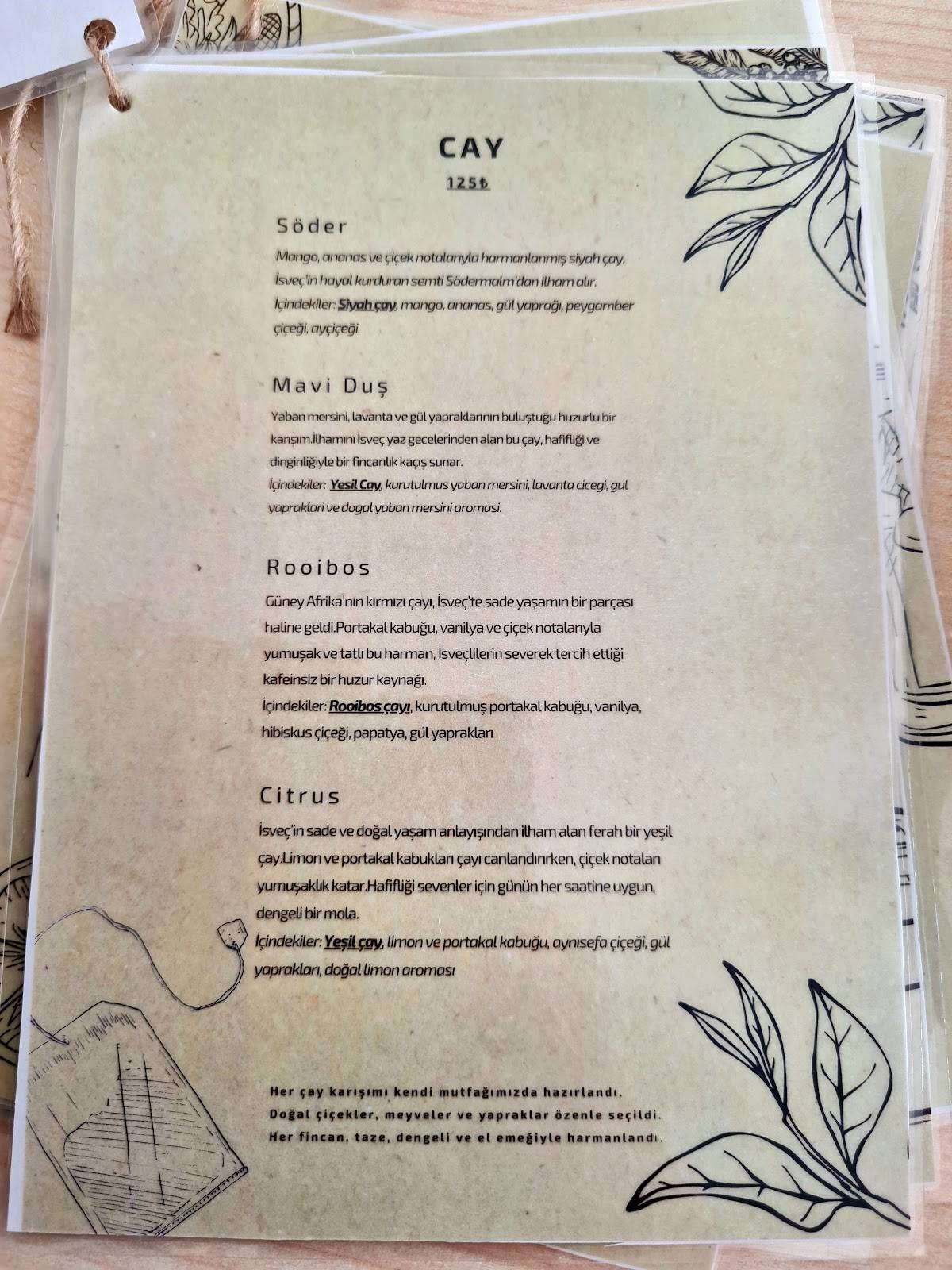 Fika Datça меню