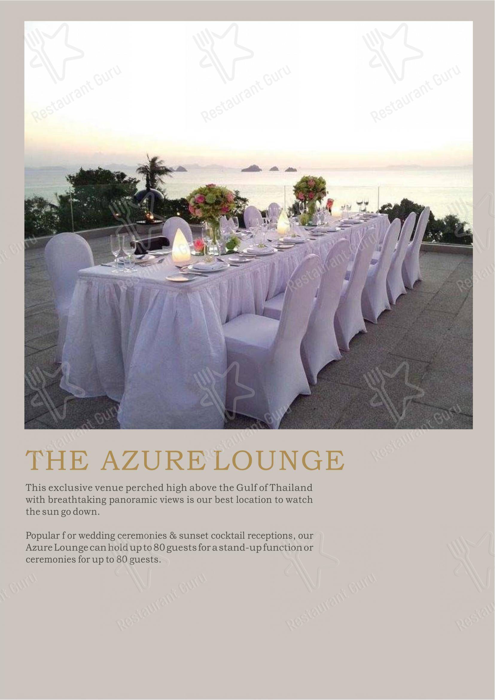 Меню ресторана Flames (InterContinental Koh Samui Resort) - Grill menu